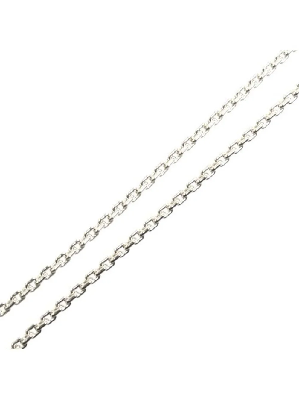 Louis Vuitton 925 Sterling Silver Lock It Lane Necklace 50 55 59.5